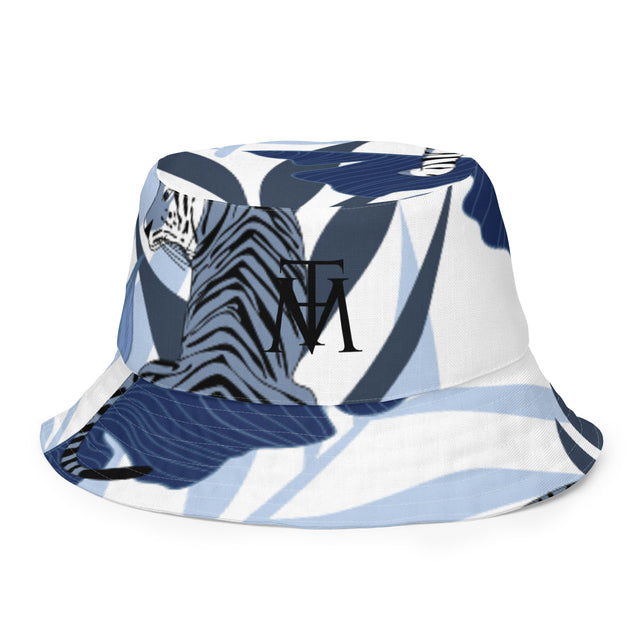 Blue Tiger Bucket Hat - MATÓ APPAREL 